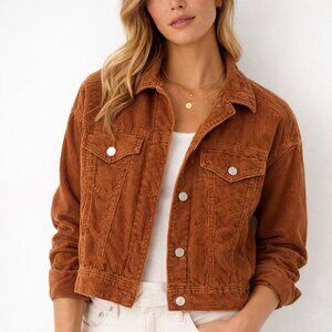 🍁 American Eagle 90s Boyfriend Corduroy Jacket | Size S